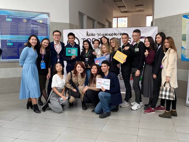 An AIESEC team at the Top Talents case championship